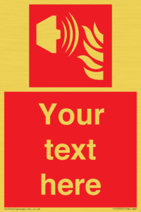 Custom Fire: Fire alarm sounder